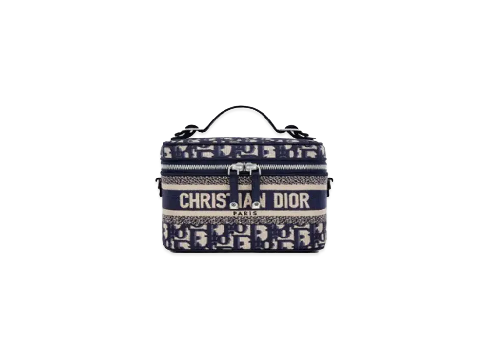 Dior Small Diortravel Vanity Case "Blue"