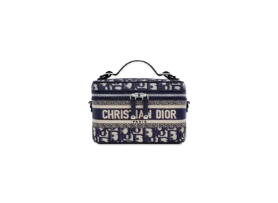 Dior Small Diortravel Vanity Case "Blue"