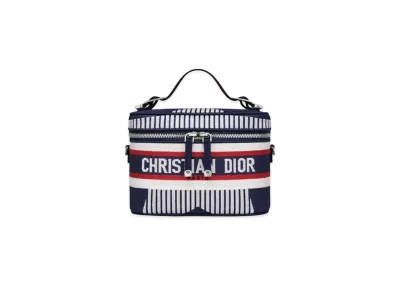 Dior Small Diortravel Vanity Case "Navy"