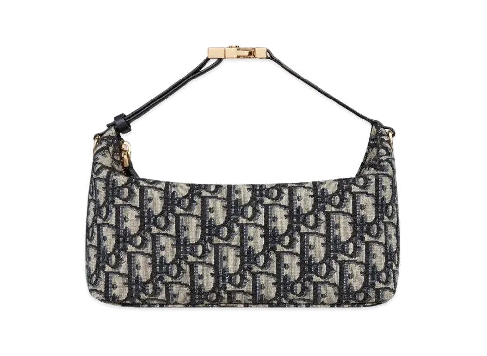 Dior Medium Travel Nomad Pouch Dior Oblique Jacquard "Blue"