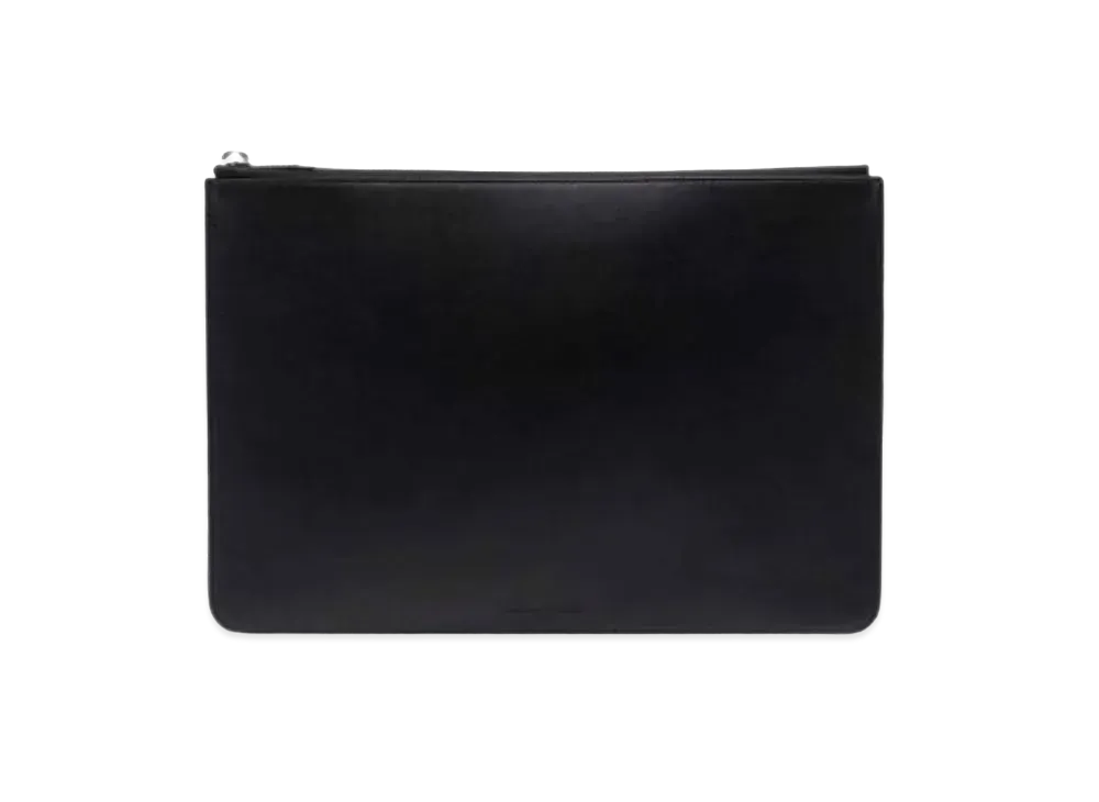 Maison Margiela Two Tone Leather Four Stitches Pouch "Black"