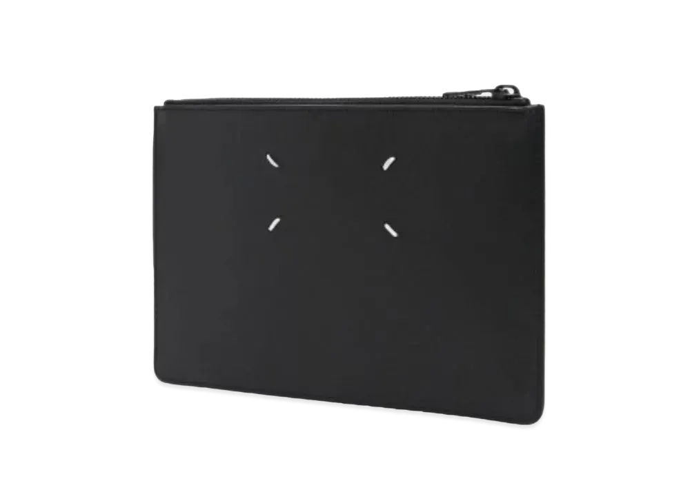 Maison Margiela Leather Four Stitches Pouch "Black"