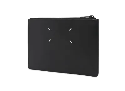 Maison Margiela Leather Four Stitches Pouch "Black"