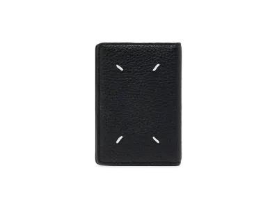 Maison Margiela Leather Bi-fold Card Holder "Black"