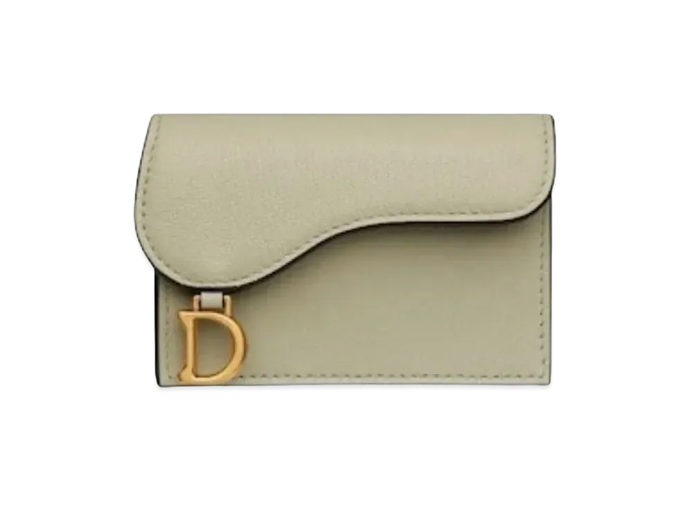 Dior Card Holder "Sage Green"