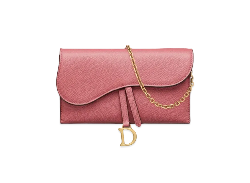 Dior Saddle Wallet "Pink"