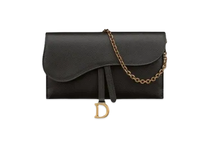 Dior Saddle Wallet "Black"