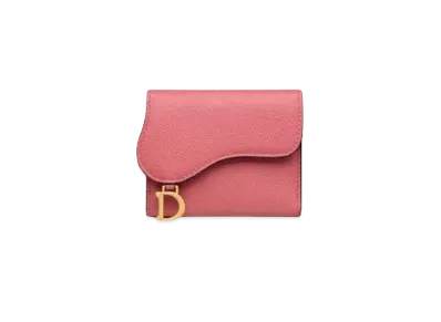 Dior Saddle Lotus Wallet "Pink"