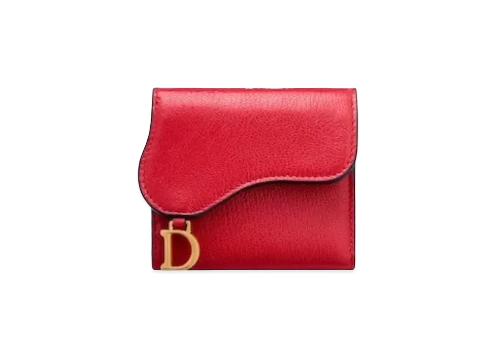 ディオール サドル ロータス ウォレット "レッド" S5652CCEH_M57R