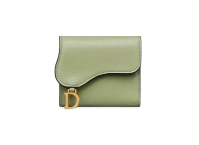 Dior Saddle Lotus Wallet "Light Green"