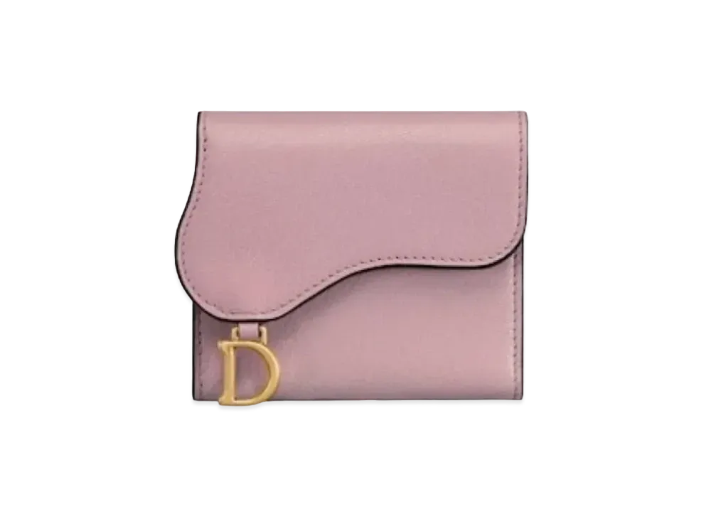 Dior Saddle Lotus Wallet "Antique Pink"