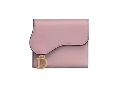 Dior Saddle Lotus Wallet "Antique Pink"