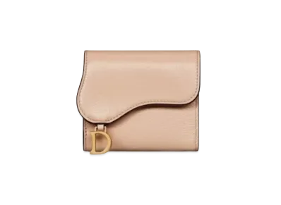 Dior Saddle Lotus Wallet "Sand Pink"