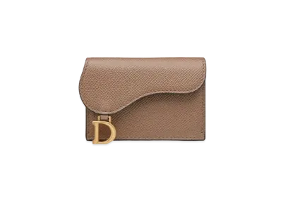 Dior Saddle Compact Wallet "Brown"