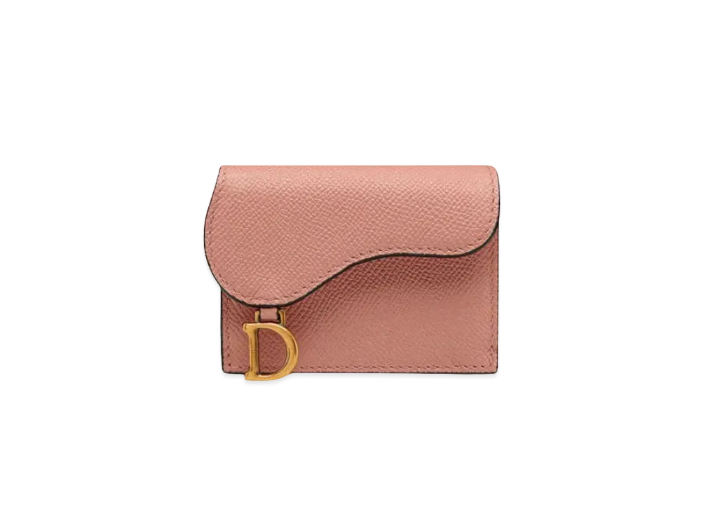 Dior Saddle Compact Wallet "Pink"