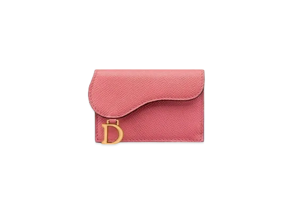 Dior Saddle Compact Wallet "Pink"