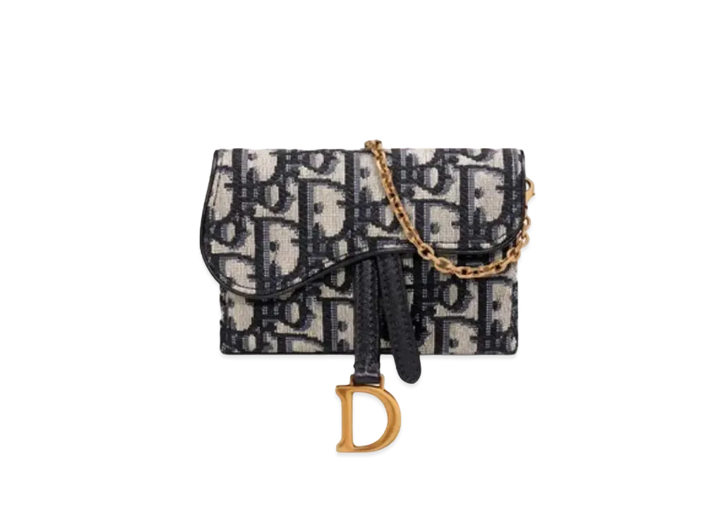 Dior Saddle Nano Pouch "Blue"