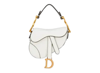 Dior Micro Saddle Bag Goatskin "Latte/Gold"