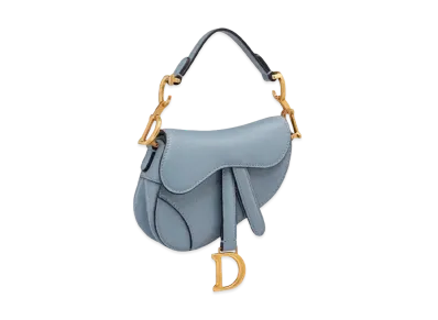 Dior Micro Saddle Bag "Blue"