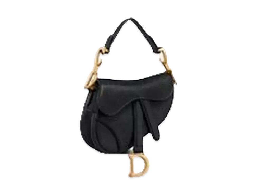 Dior Micro Saddle Bag "Black"