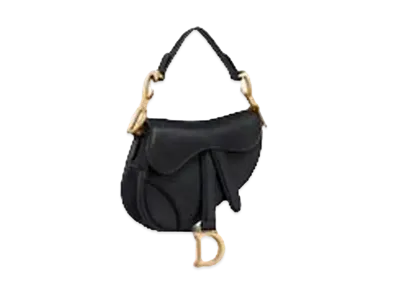 Dior Micro Saddle Bag "Black"