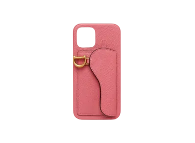 Dior Saddle Cover For Iphone 12 And 12 Pro "Pink"