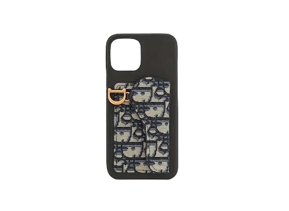 Dior Saddle Cover For Iphone 12 Pro Max "Blue"