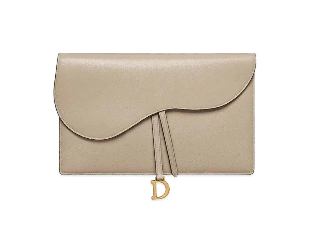 Dior Saddle Pouch Goatskin "Sand"