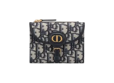 Dior Bobby Bi-Fold Wallet "Blue"