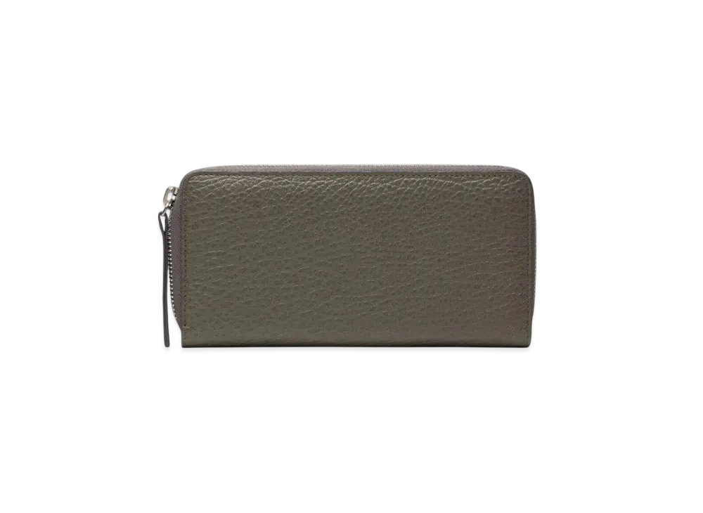 Maison Margiela Four Stitches Zip-Around Wallet
 "Dark Gray"