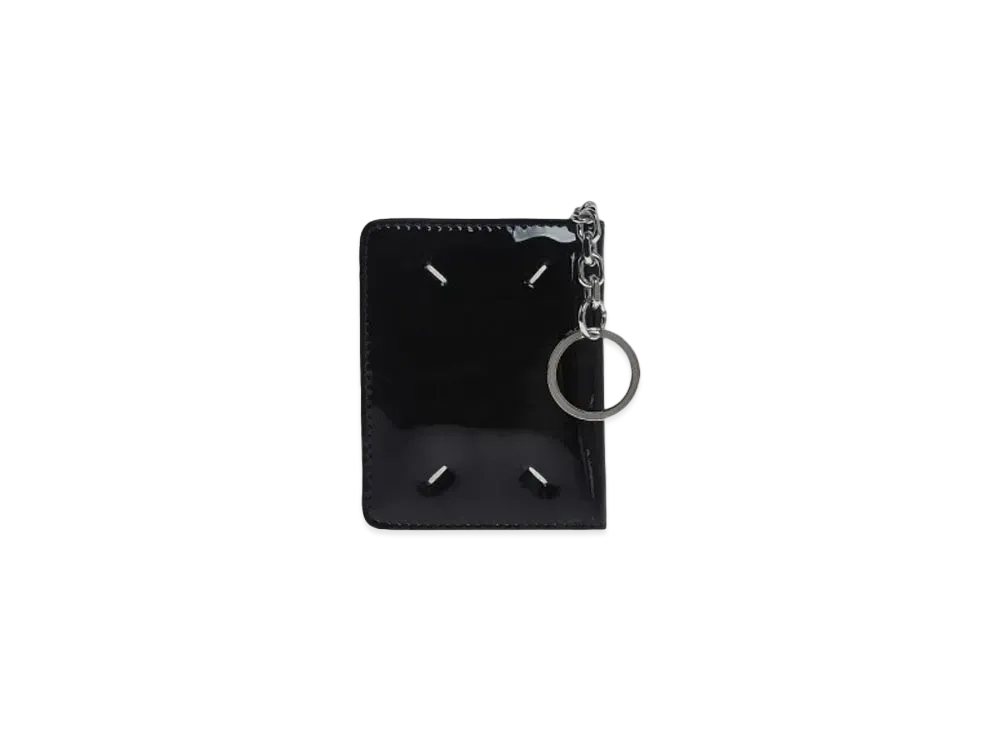 Maison Margiela Keyring Patent Leather Wallet "Black"
