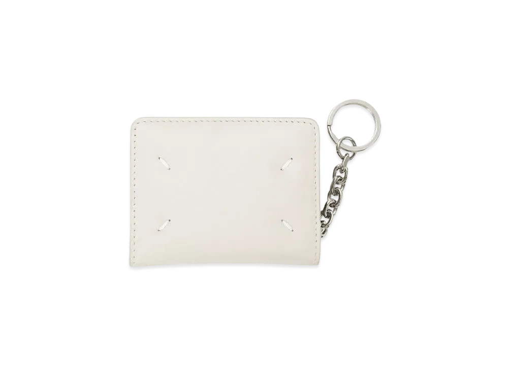 Maison Margiela Keyring Calfskin Wallet "Ivory"