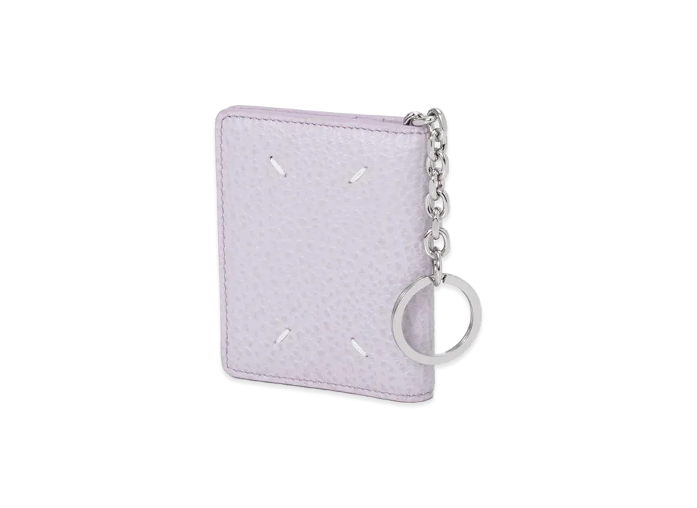 Maison Margiela 4-Stitch Key Ring Card Case "Wisteria"