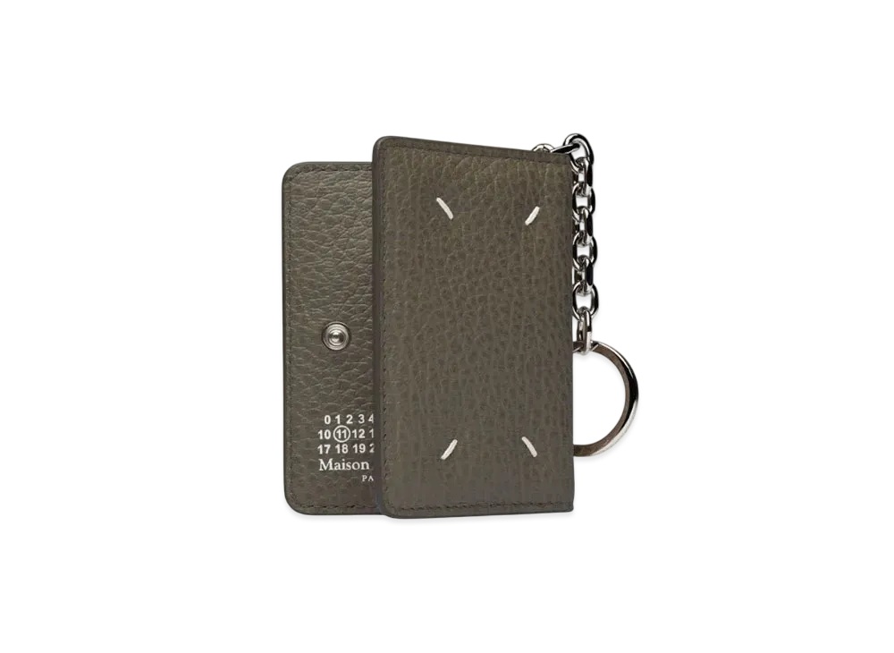 Maison Margiela Four Stitches Keyring Cardholder "Dark Gray"