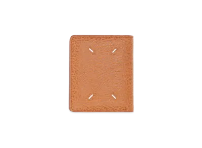 Maison Margiela Stitch Calfskin Bi-fold Card Holder "Tan"