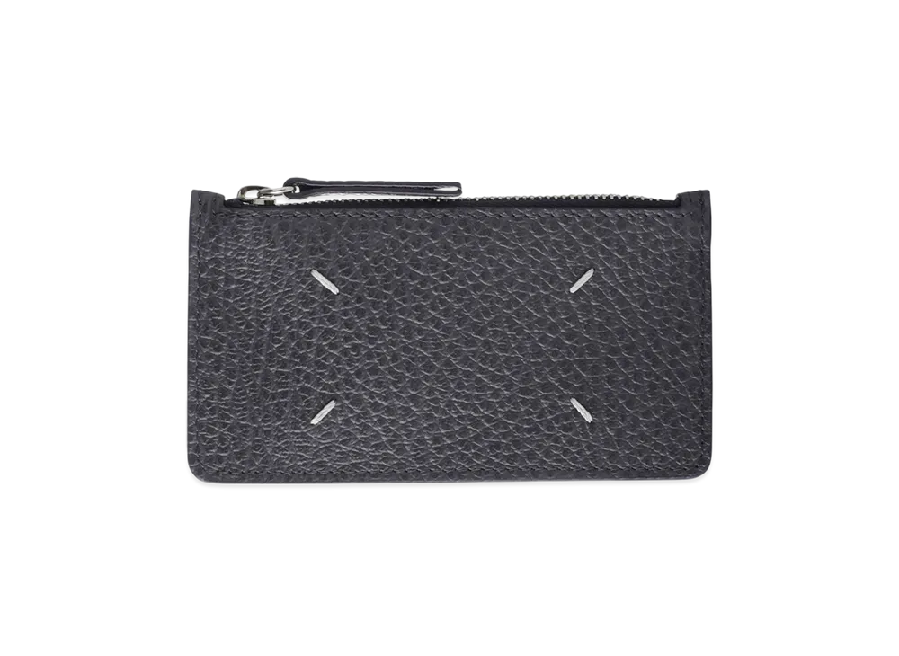 Maison Margiela Card Holder Zip EW "Pewter"
