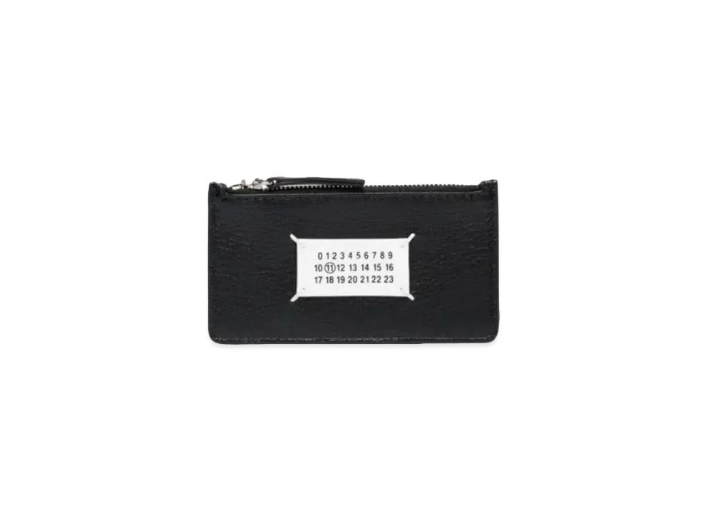 Maison Margiela Numbers Logo Zipped Card Holder "Black"
