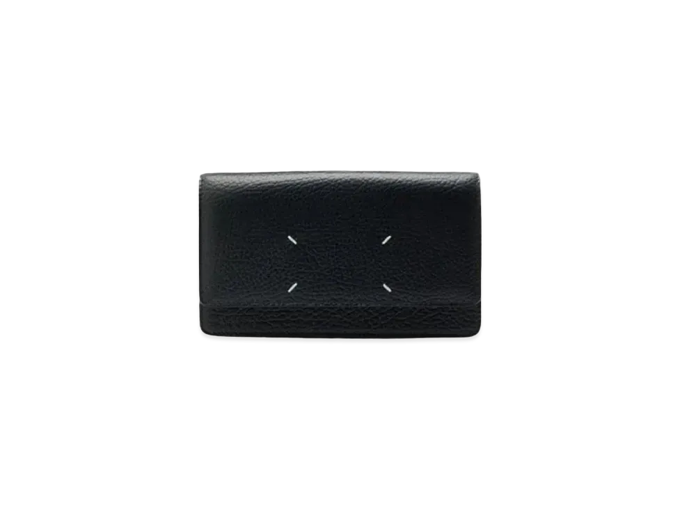 Maison Margiela Large Cow Leather Stitch Chain Wallet "Black"