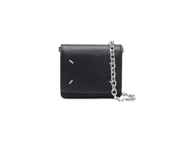 Maison Margiela Cow Leather Shoulder Chain Wallet "Black"