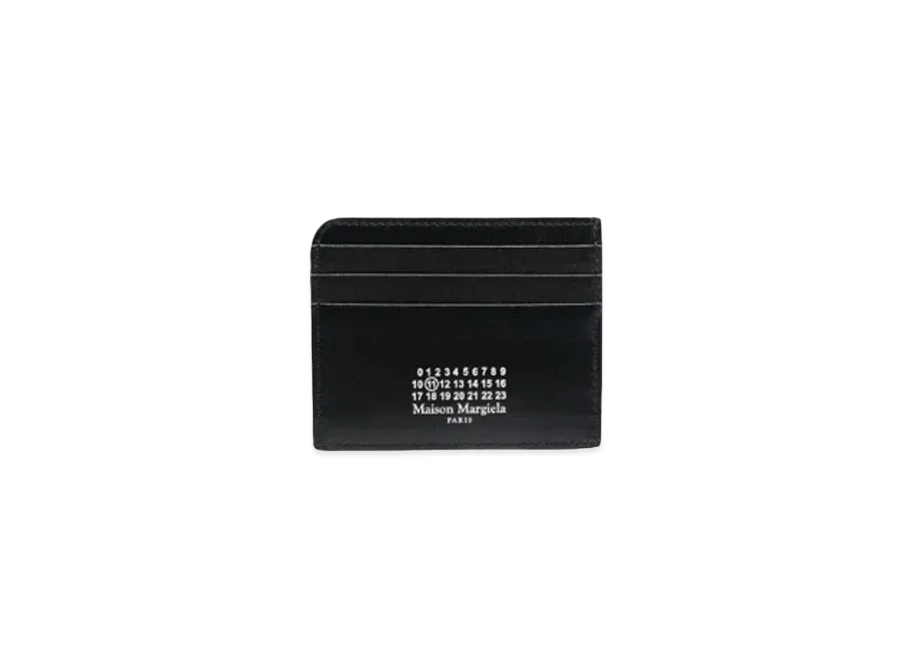 Maison Margiela Numbers Logo Smooth Leather Card Holder "Black"