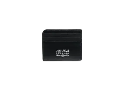 Maison Margiela Numbers Logo Smooth Leather Card Holder "Black"