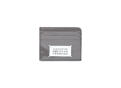 Maison Margiela Vernice Logo Card Holder "Dark Grey"