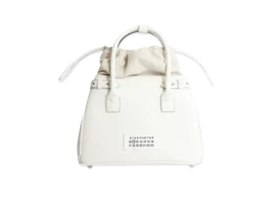 Maison Margiela 5AC Mini Drawstring Bag "White"