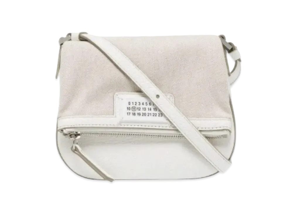 Maison Margiela 5AC Mini Leather Shoulder Bag "White"