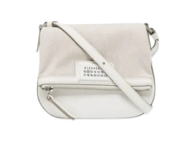 Maison Margiela 5AC Mini Leather Shoulder Bag "White"