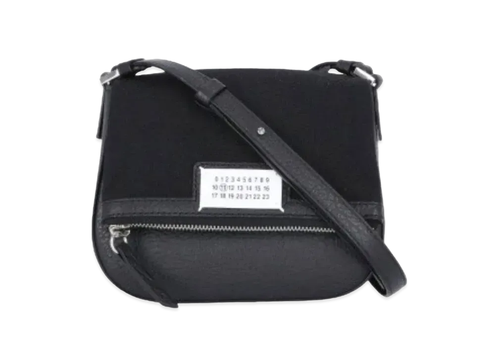 Maison Margiela 5AC Mini Leather Shoulder Bag "Black"