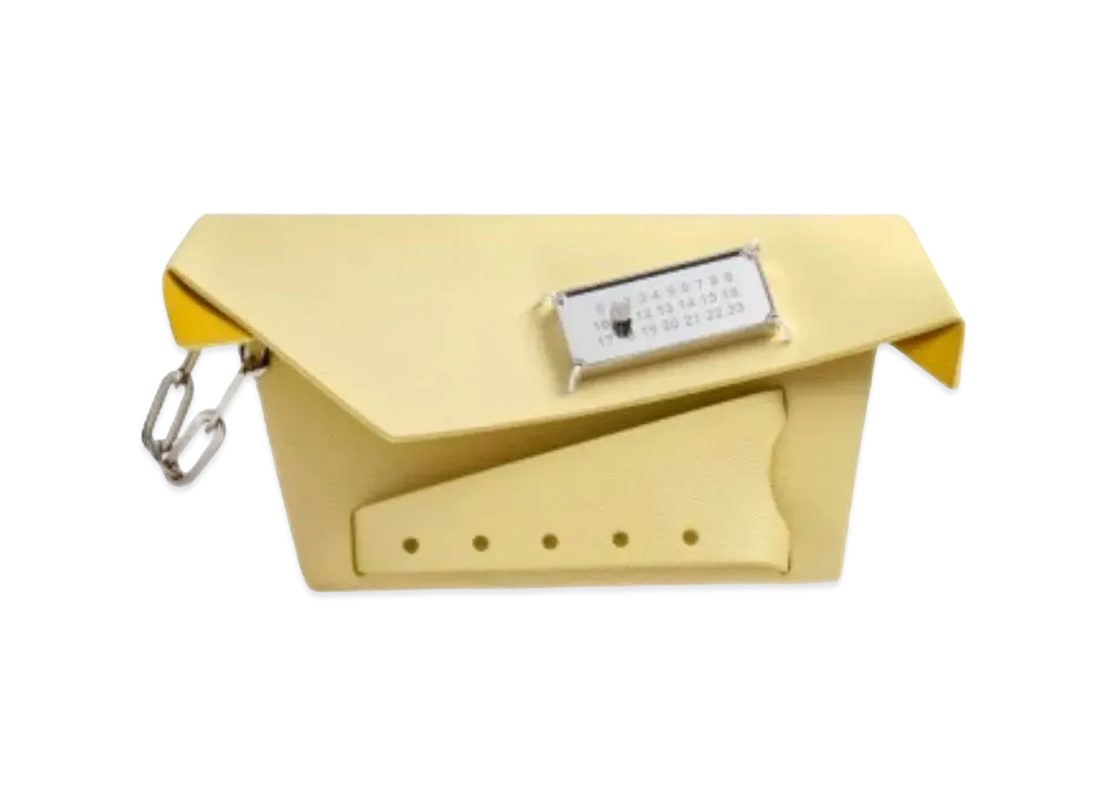 Maison Margiela Snatched Classique Small Bag "Lemon"