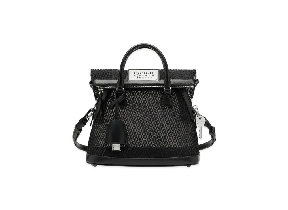 正規品　Maison Margiela メゾンマルジェラ 5AC ミニ　ブラック 新品正規品 メゾンマルジェラ 5ACマイクロミニバッグ 黒 (Maison