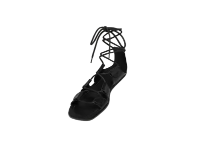 Maison Margiela Women's Laced Sandal "Black"