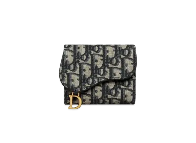 Dior Saddle Nymphea Wallet Dior Oblique Jacquard Japan Exclusive "Blue"